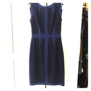 BCBG MAZAZRIA midi bodycon dress